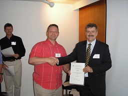 Ragnar with certificate, Helsinki 05